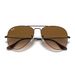 Oculos-de-Sol-Ray-Ban-Aviador-Large-Metal-Marrom---RB3025L-001-3E-58-14-135-Fluiarte-Joias