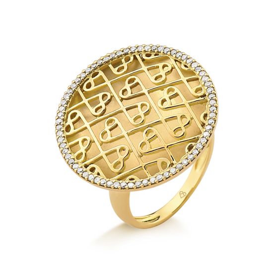 anel feminino fluiarte joias exclusivo em ouro 18k