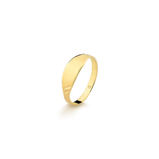 anel infantil personalizável em ouro 18k