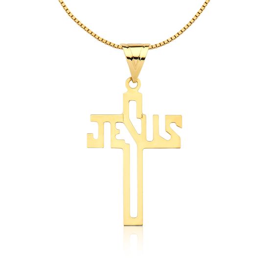 Pingente Cruz para Corrente em Ouro 18k