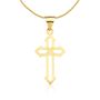Pingente Cruz da Paixão em Ouro 18K CNP022