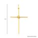 Pingente Crucifixo Grande em Ouro 18k P806-55