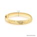 bracelete feminino de ouro 18k com dobradiça