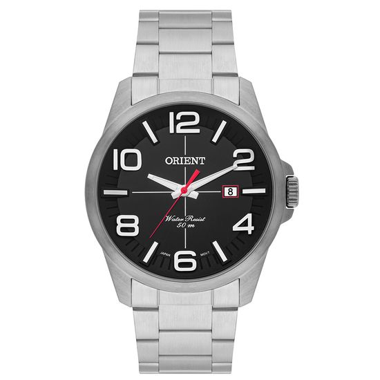 Relógio Orient Masculino Clássico Aço Prata