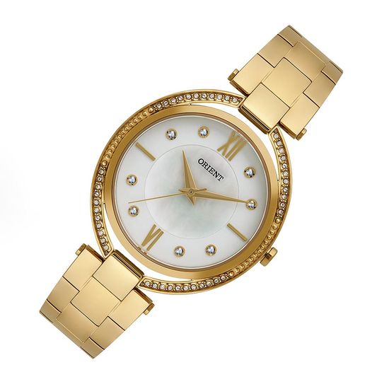 Relógio Feminino Unique Dourado Analógico Orient