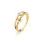 anel feminino em ouro 18k e diamantes