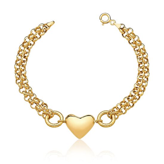 pulseira-portuguesa-dupla-em-ouro-18k-com-pingente-coracao