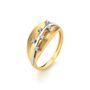 Anel Feminino Com 6 Pontos De Diamante