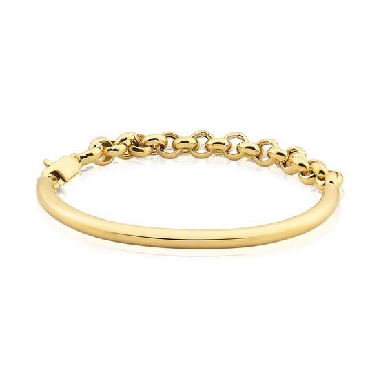 bracelete mizzelato em ouro 18k infantil b70i