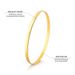 bracelete ouro 18k minimalista e elegante para mulheres
