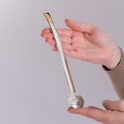 Bomba Rio Grande Em Ouro e Prata Cano Chato