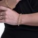 pulseira para mulheres em ouro 18k malha portuguesa