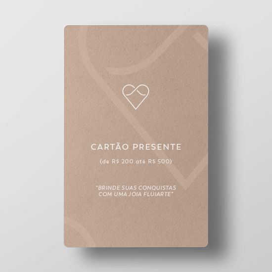 cartao presente fluiarte rose