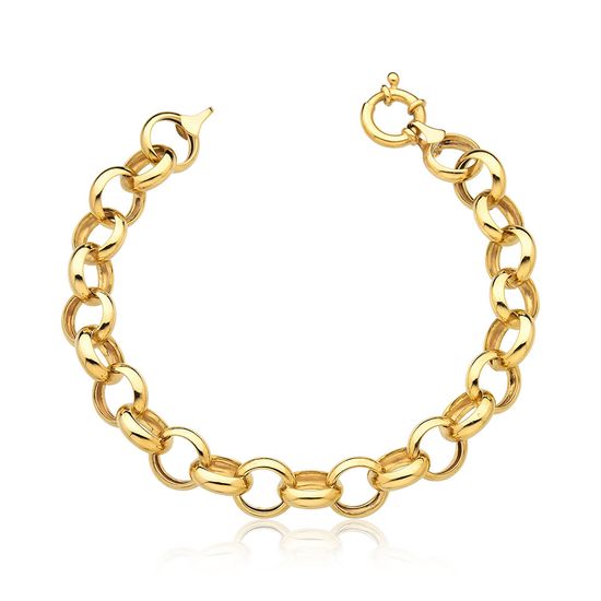 pulseira feminina portuguesa em ouro 18k