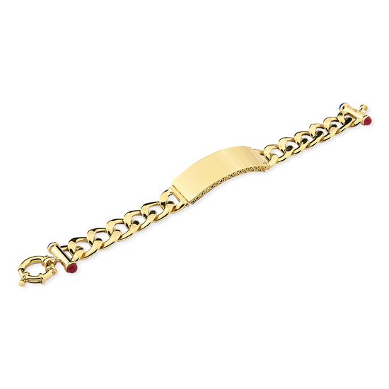 Pulseira-de-Chapa-em-Ouro-18k-Groumet-com-Cabochao-PC190CP04-Fluiarte-Joias