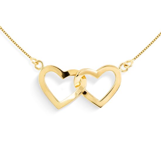 Corrente-com-Coracoes-em-Ouro-18k