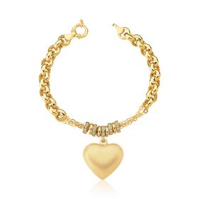 pulseira-feminina-de-elos-mistos-em-ouro-10k-com-pingente-e-argolas