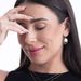Brinco Gota Com Acabamento Poldio Em Ouro