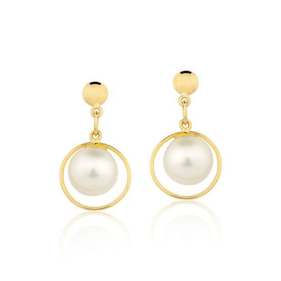 Brinco-Feminino-Com-Perola-Cultivada-Com-Balanco-Em-Ouro-18k