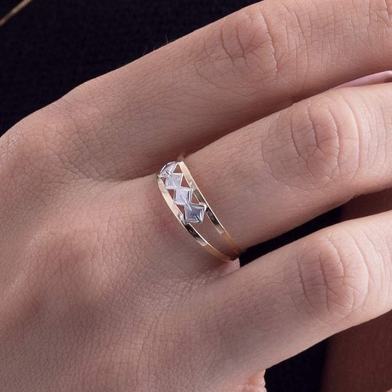 Anel-Feminino-Simples-Bi-Color-18k