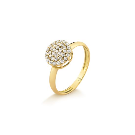 Anel-Chuveiro-Redondo-Em-Ouro-18k-Com-37-Pontos-De-Diamante