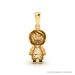 Pingente de Filhos Menino em Ouro 750 Amarelo - Verso