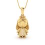Pingente de Filha em Ouro 18k Amarelo - Frente