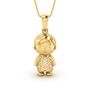 Pingente de Filhos em Ouro 10k Menino