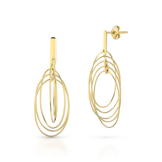 Brinco Argola com Balanco Feminino