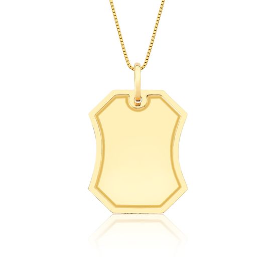 Pingente para Personalizacao em Ouro 18k