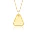 Pingente de Chapa para Personalizar em Ouro 18k