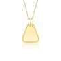 Pingente de Chapa para Personalizar em Ouro 18k