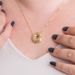 Pingente-de-Ouro-com-Letra-Estilo-Bold