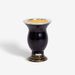 Cuia-de-Chimarrao-em-Porongo-na--cor-Black-com-Bocal-em-Prata-e-Ouro