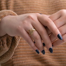 Anel-de-Ouro-Amarelo-10k-Aro-Vazado-Trabalhado