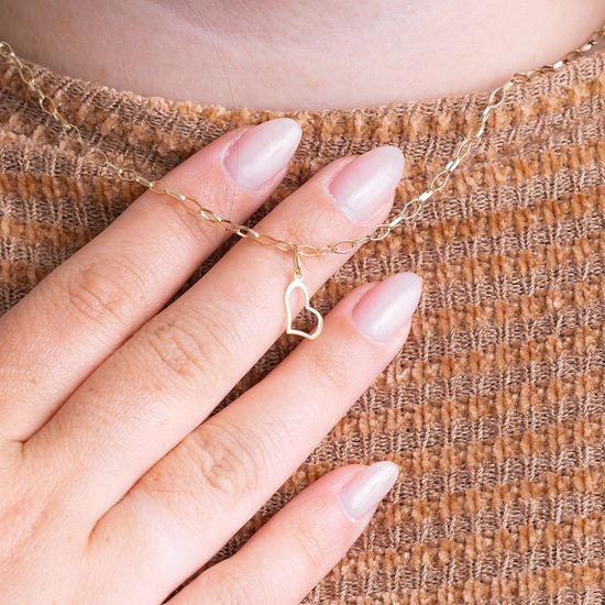 Pingente-de-Coracao-em-Ouro