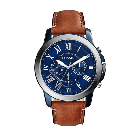 Relogio-Masculino-Fossil-Grant-Azul-Classico