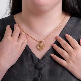 Pingente-de-Ouro-em-Formato-de-Coracao