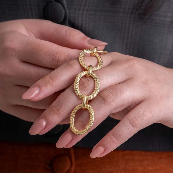 Pulseira-feminina-com-elos-ovais-trabalhados