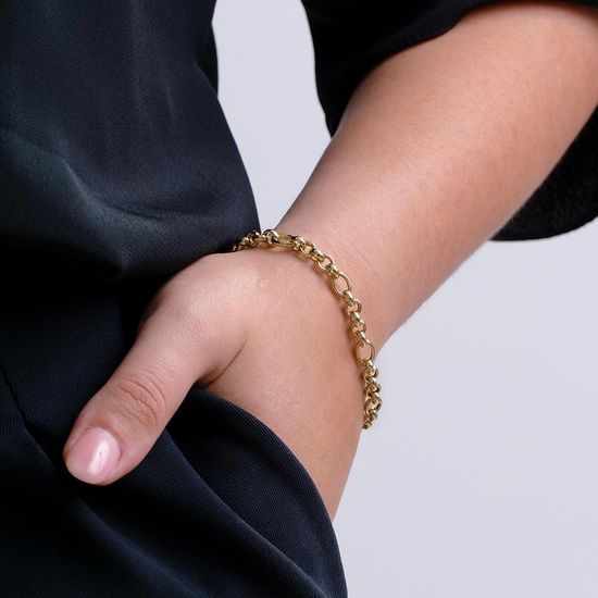 Pulseira-feminina-em-ouro-amarelo-18k-com-elo-portugues