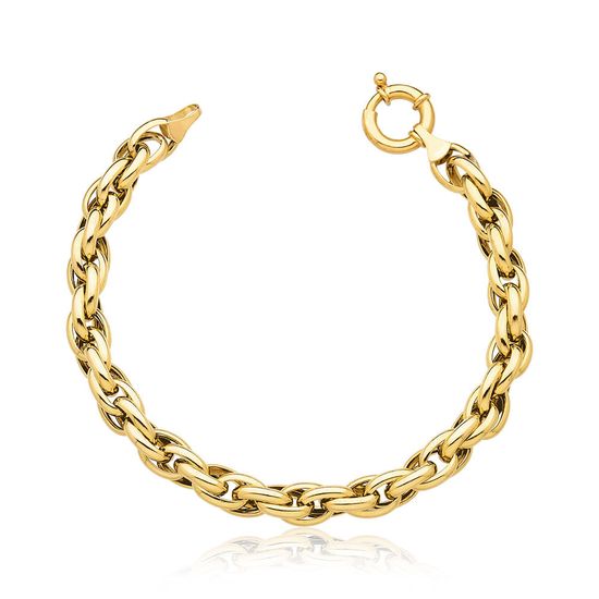 Pulseira-Feminina-Com-Elos-Entrelacados-Em-Ouro-18k-PC243