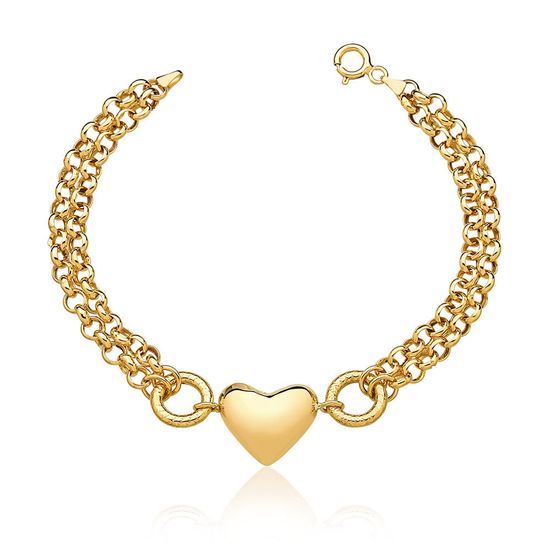 pulseira-portuguesa-dupla-em-ouro-18k-com-pingente-coracao