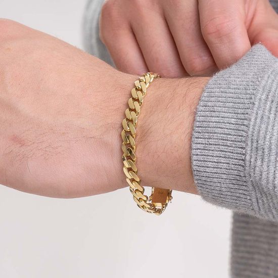 Pulseira-de-Elos-Grumet-em-Ouro-10k-Masculina