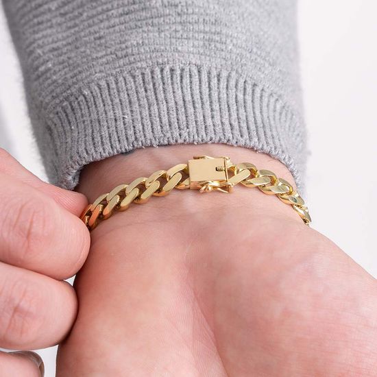 Pulseira-Grumet-em-Ouro-Amarelo-10k-para-Homens