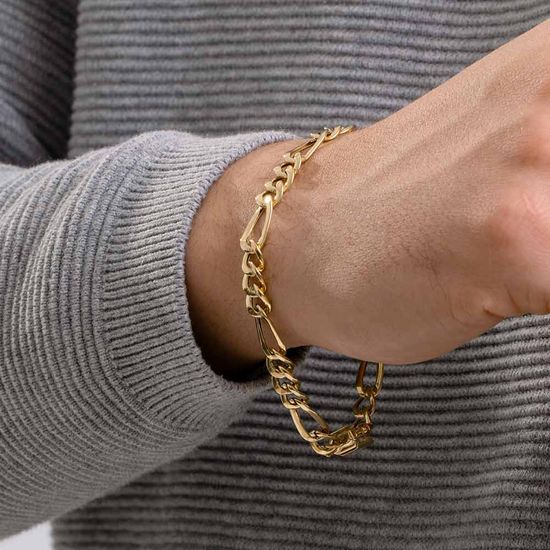 Pulseira-com-Elos-Grumet-em-Ouro-18K