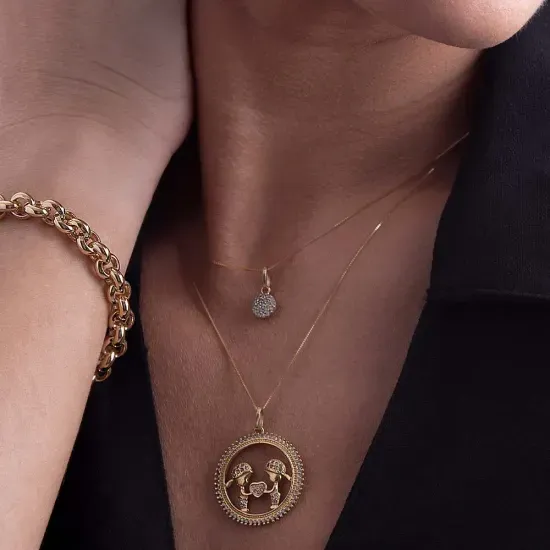 Pingente-Feminino-Modelo-Pave-Redondo-Em-Ouro